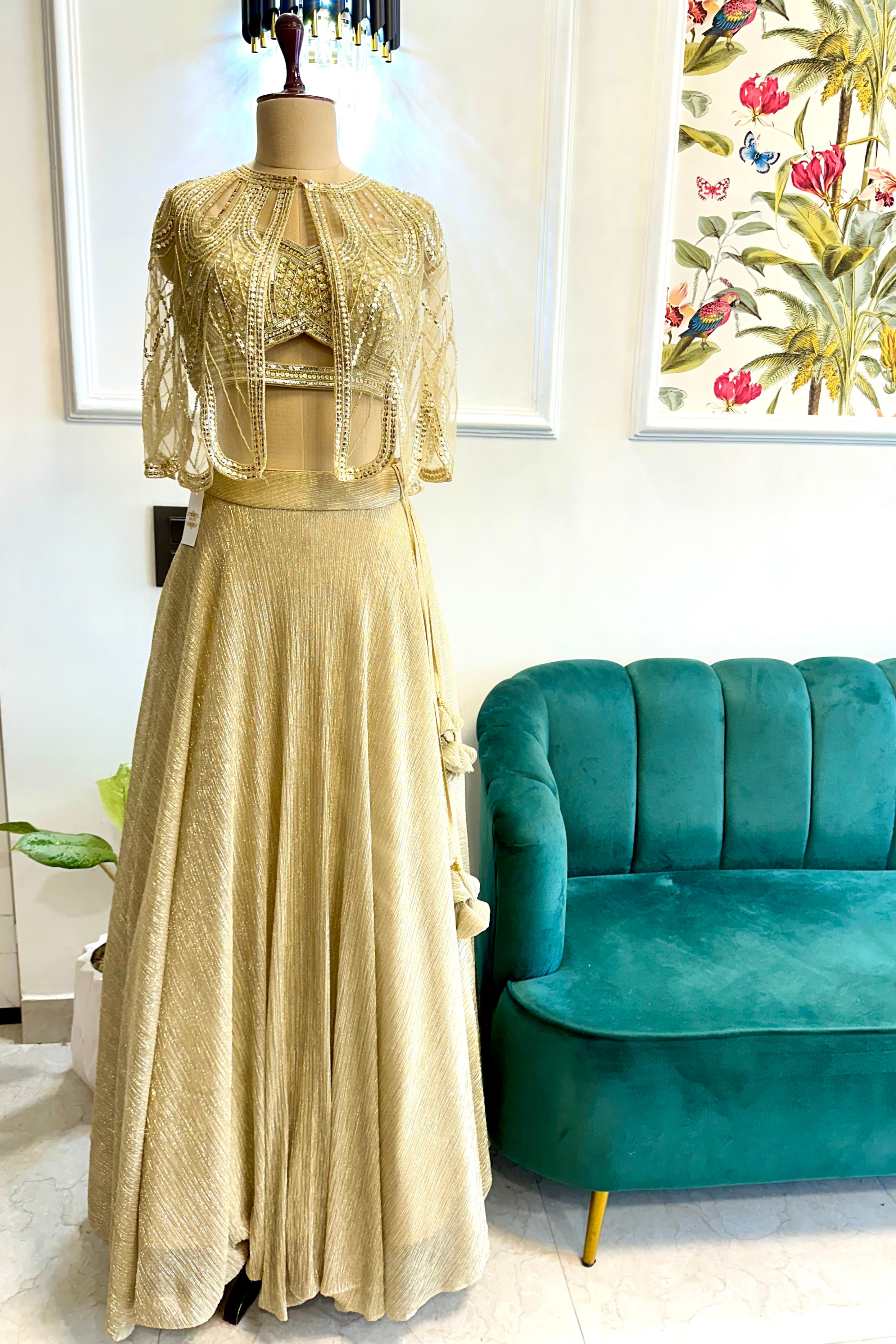 Golden Glow Lehenga
